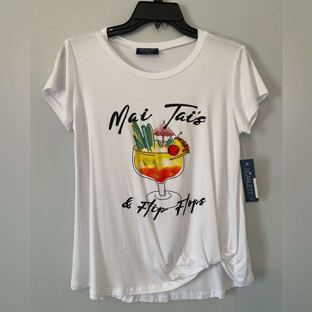 Scarlett White Graphic Tee